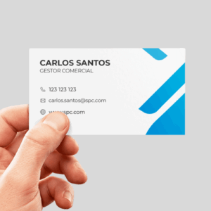 CARTÃO DE VISITA VERNIZ TOTAL